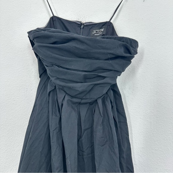 J. Crew Collection Elegant Black Evening Gown Floor Length Dramatic Large Bow - Picture 3 of 8